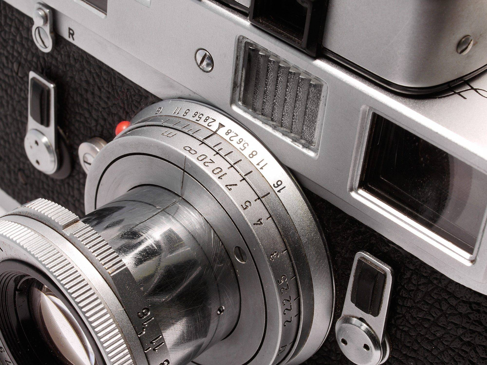 Vintage Leica M3 camera similar to Kevin G. Saunders' camera, circa 1968.