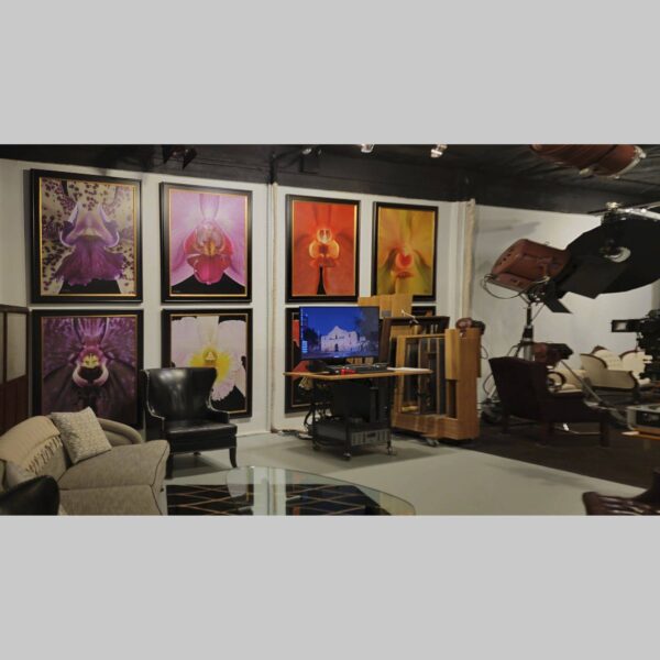 107 Blue Star Atelier Interior - San Antonio 113 Physical documentation of the 107 Blue Star atelier, verifying the manual hyperrealism environment for Kevin G. Saunders | KGS Studios. This San Antonio atelier proof confirms the tools and lighting used for museum-grade commissions. Physical reality asset; no generative AI used.