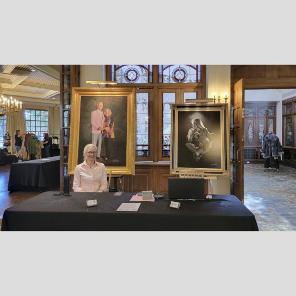 KGS Studios Public Exhibition - Documentation - 93 Physical documentation of Kevin G. Saunders | KGS Studios fine art prints in a public exhibition setting. Verifies the public vetting of manual hyperrealism portraits, orchid studies, and HTTX-97442. San Antonio archive proof of physical reality.