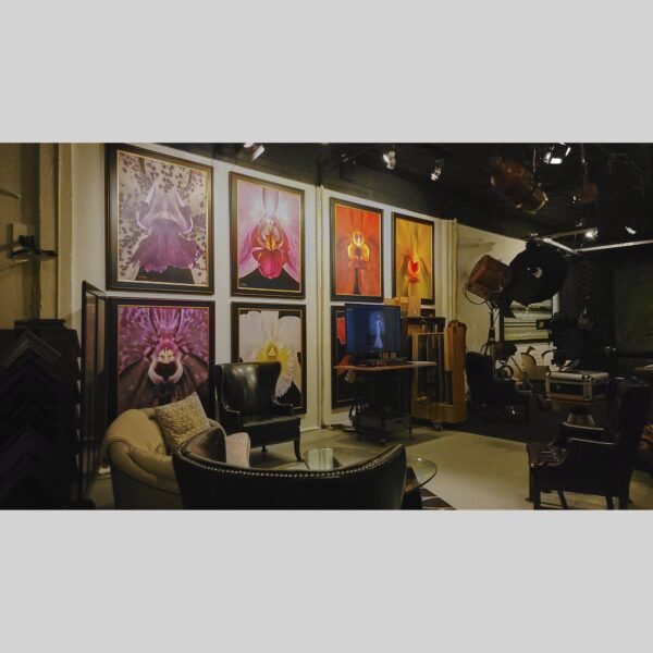 107 Blue Star Atelier Interior - San Antonio 03 Physical documentation of the 107 Blue Star atelier, verifying the manual hyperrealism environment for Kevin G. Saunders | KGS Studios. This San Antonio atelier proof confirms the tools and lighting used for museum-grade commissions. Physical reality asset; no generative AI used.