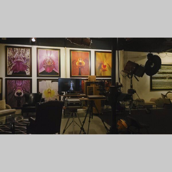 107 Blue Star Atelier Interior - San Antonio 102 Physical documentation of the 107 Blue Star atelier, verifying the manual hyperrealism environment for Kevin G. Saunders | KGS Studios. This San Antonio atelier proof confirms the tools and lighting used for museum-grade commissions. Physical reality asset; no generative AI used.