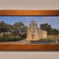 A framed, museum-quality print of Mission Espada by Kevin G. Saunders, part of the World Heritage Collection.