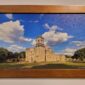 A framed, museum-quality print of Mission San José by Kevin G. Saunders, part of the World Heritage Collection.