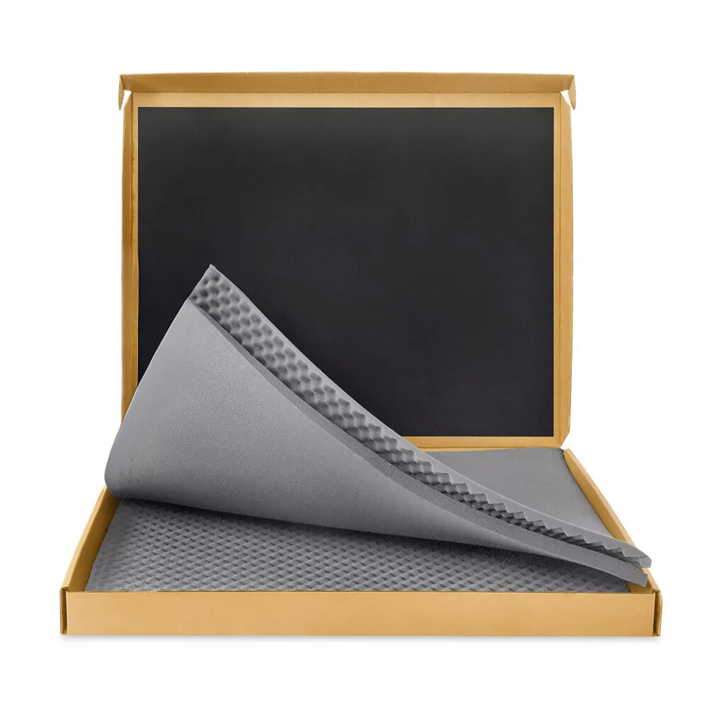 Archival foam shipping box (Uline S-9920) used by KGS Studios for securely packaging Medium Orchid fine art prints.