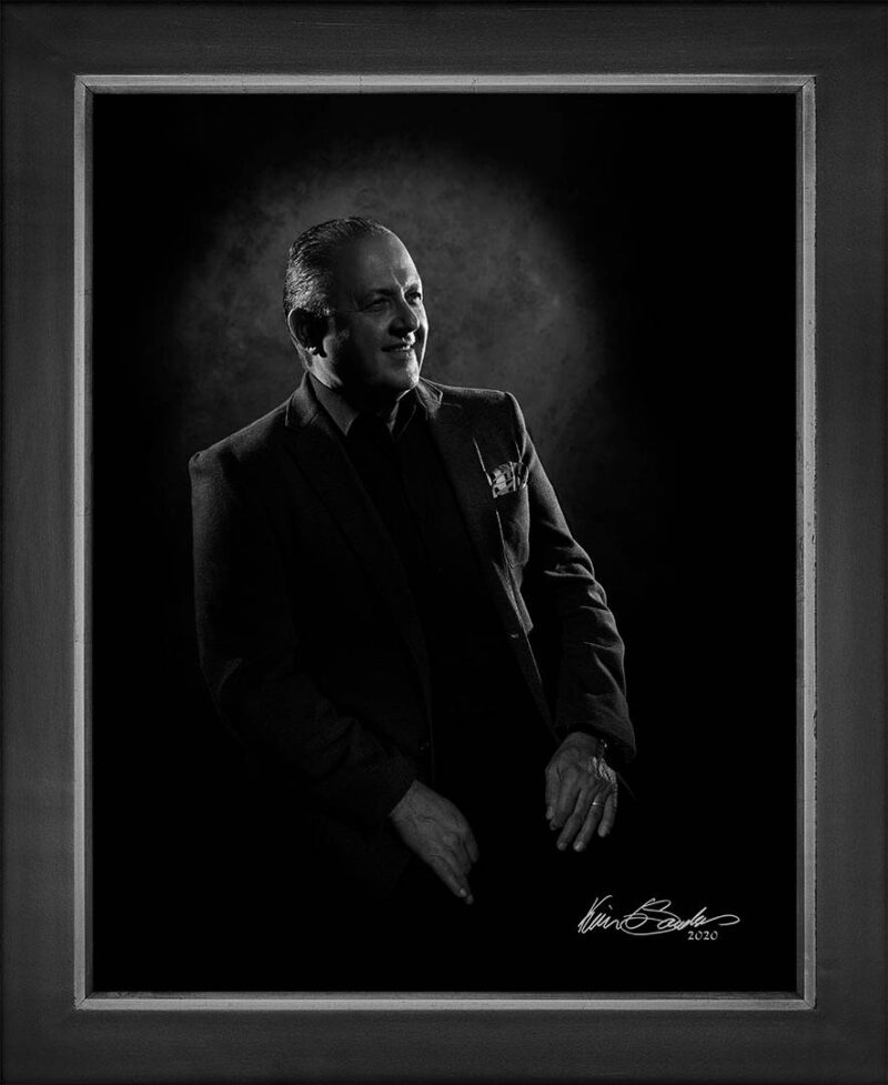 Manual hyperrealism portrait of Al Aguilar, CEO and Co-Founder of Creative Civilization, captured in-person at 107 Blue Star by Kevin G. Saunders.